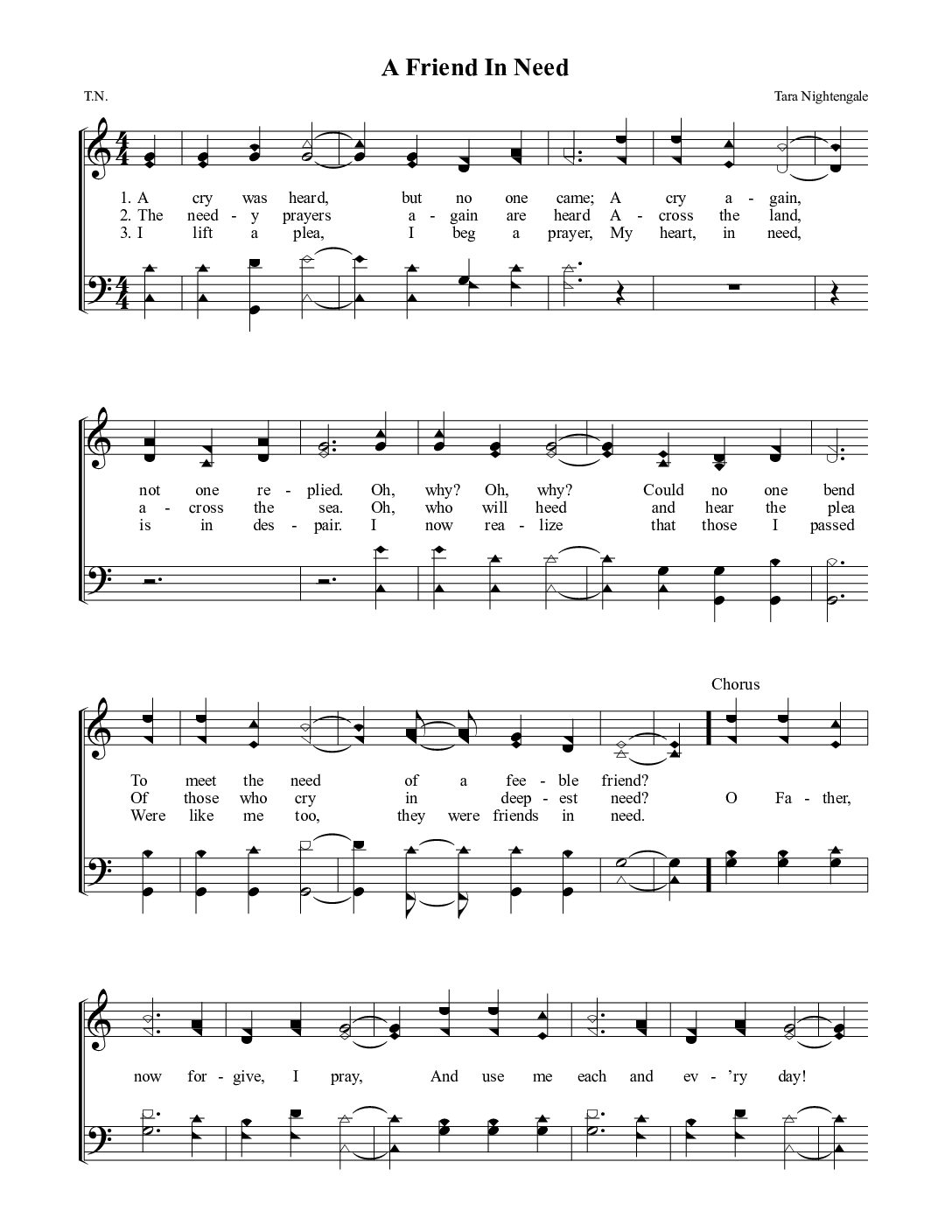 SongMecca - Acapella Gospel Sheet Music